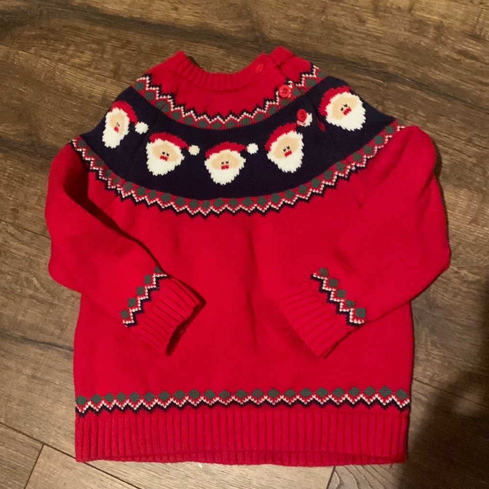 Santa sweater - ships same day!!